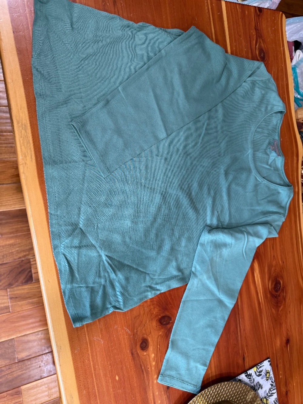 Style & Co long sleeve scoop Tshirt NWOT